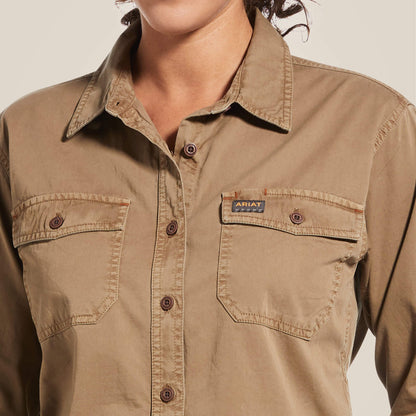 Ariat Rebar Washed Twill Work Shirt