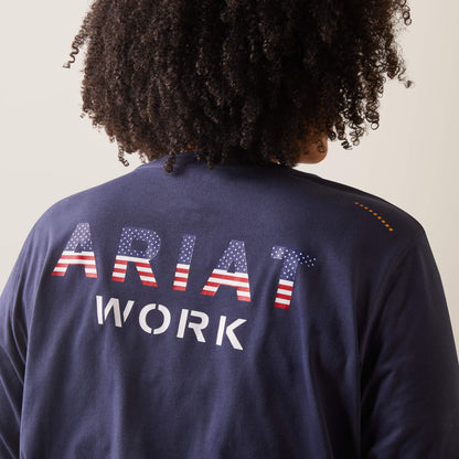 Ariat Rebar Workman USA Logo T-Shirt