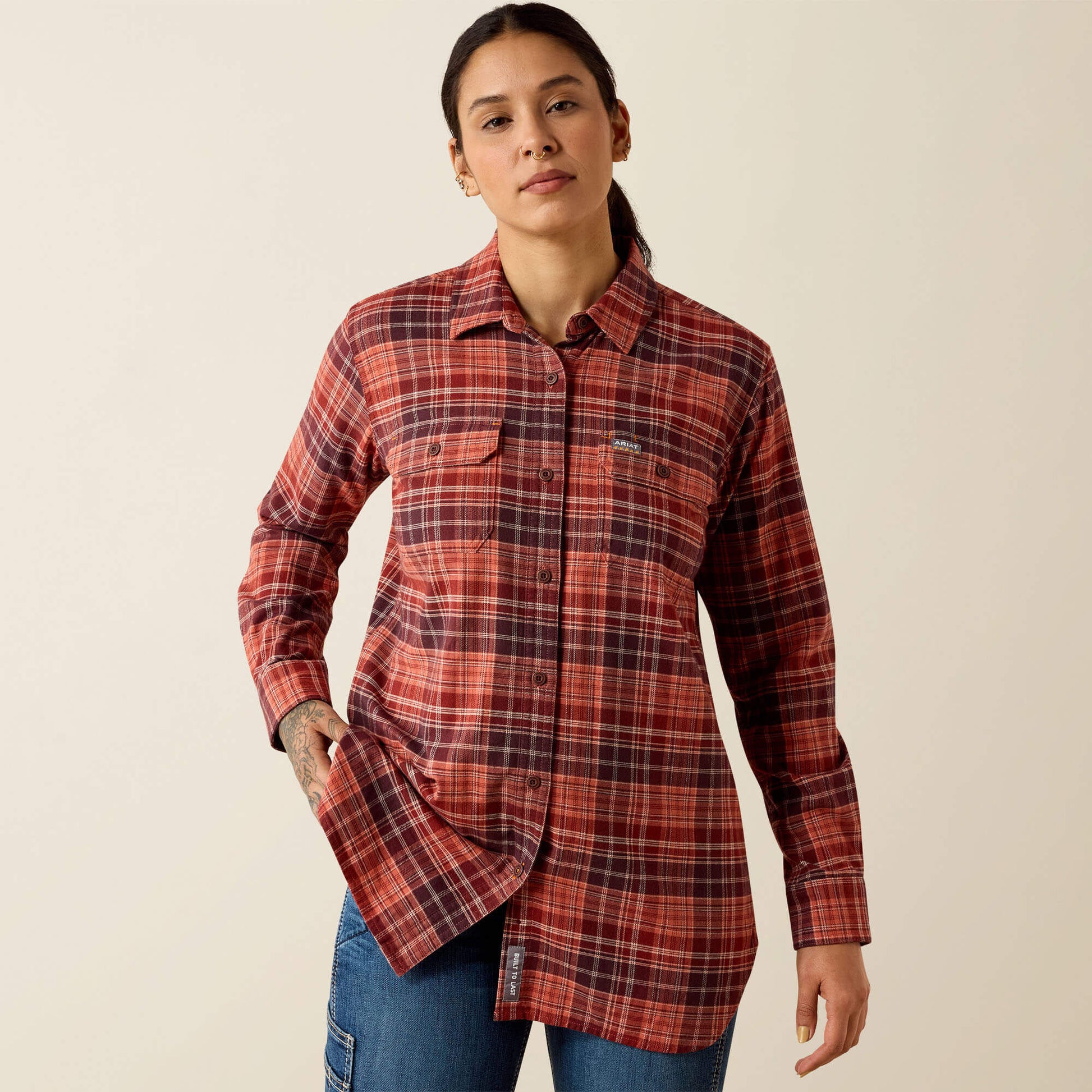 Ariat Rebar DuraStretch Flannel Tunic