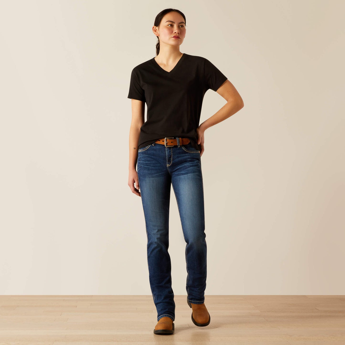 Ariat Rebar Cotton Strong Standard V-Neck T-Shirt
