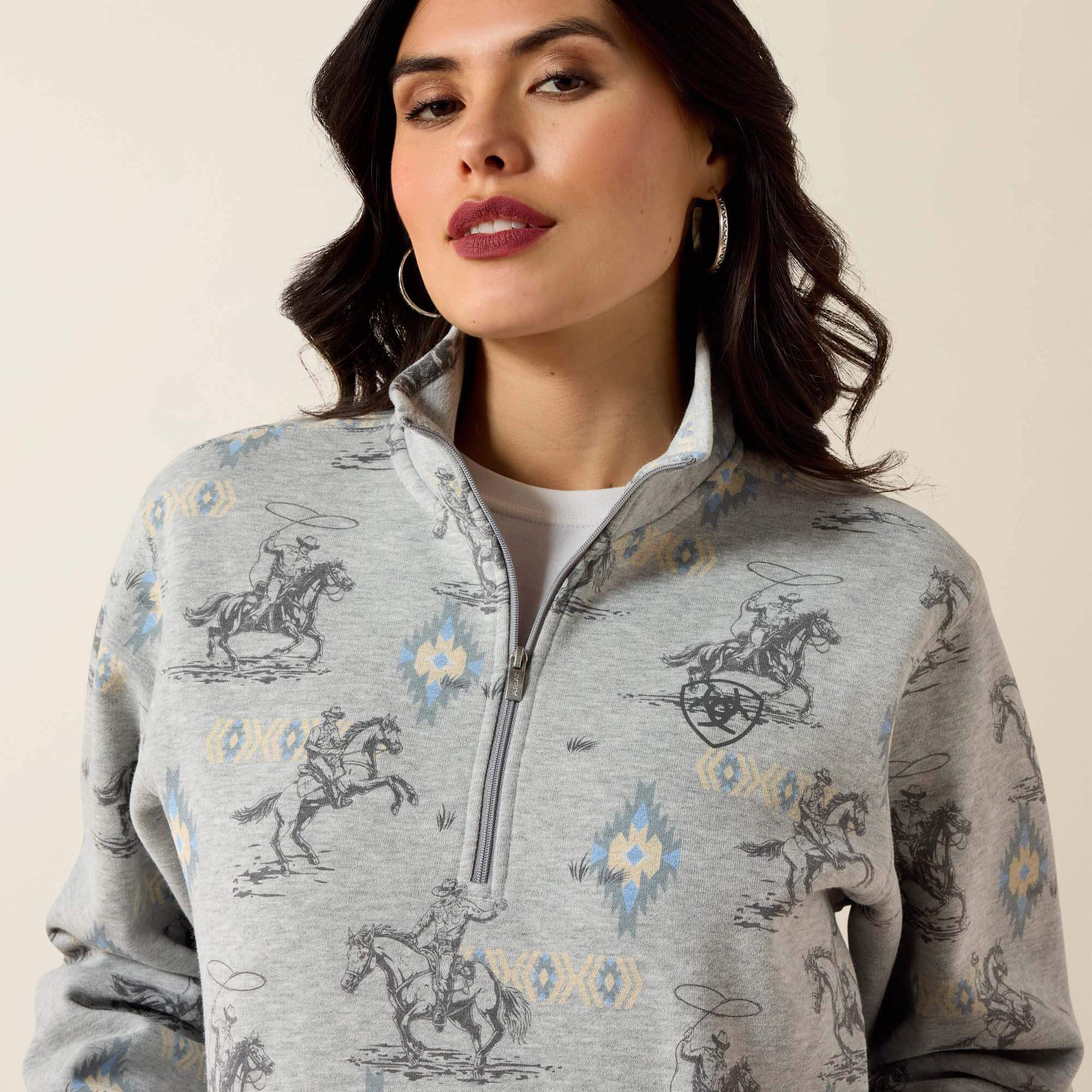 Ariat Sapphire 1/2 Zip Sweatshirt