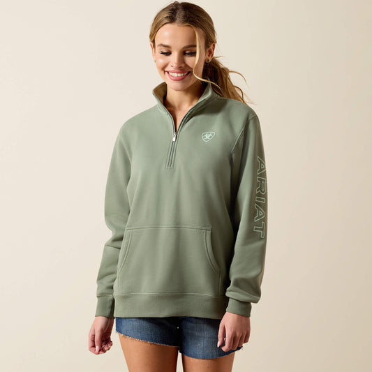 Ariat Foundation Logo 1/2 Zip Sweatshirt