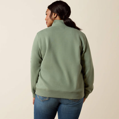 Ariat Foundation Logo 1/2 Zip Sweatshirt