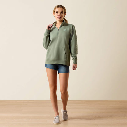 Ariat Foundation Logo 1/2 Zip Sweatshirt