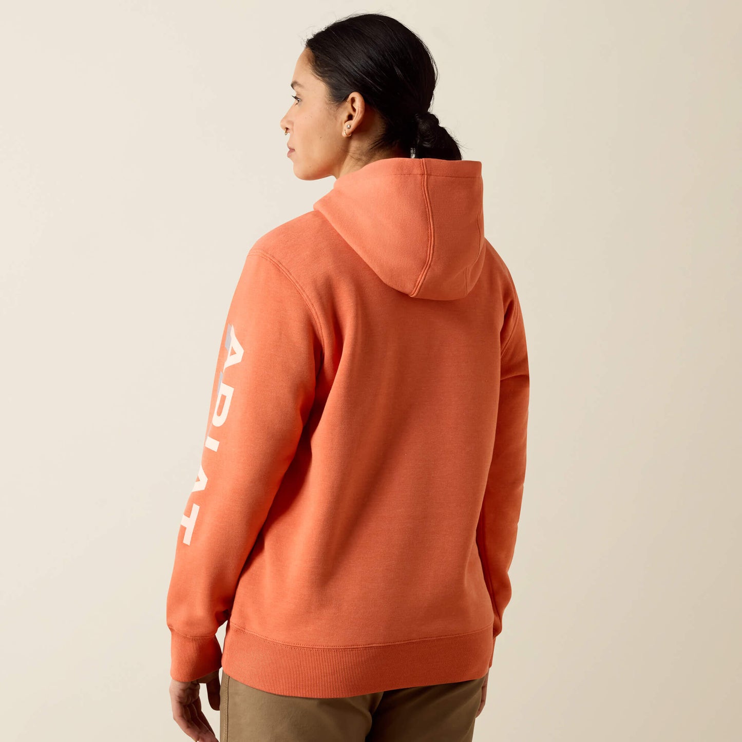 Ariat Rebar Lightweight Logo 1/2 Zip Hoodie