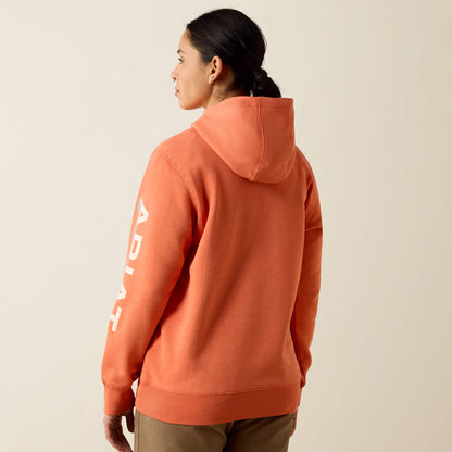 Ariat Rebar Lightweight Logo 1/2 Zip Hoodie