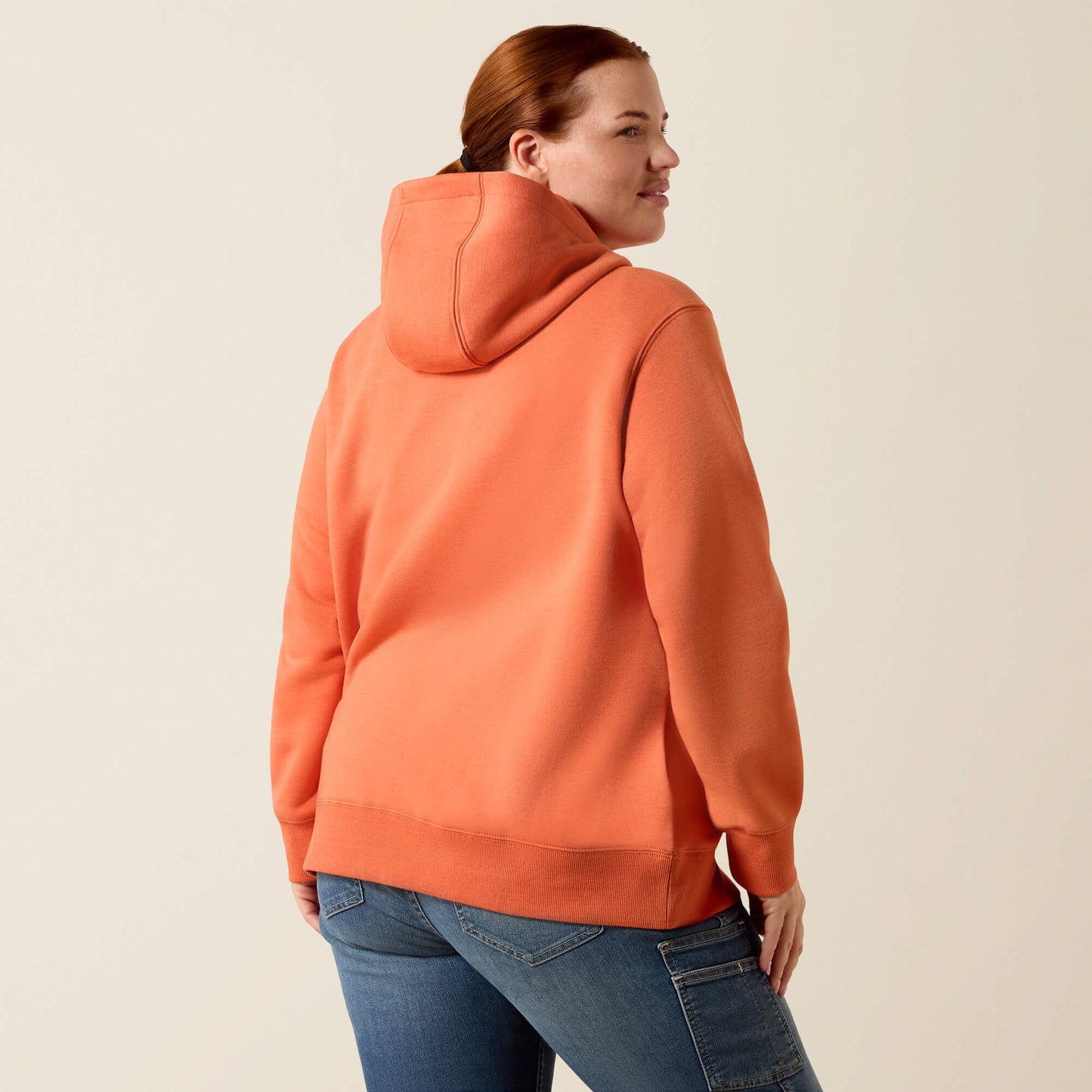 Ariat Rebar Lightweight Logo 1/2 Zip Hoodie
