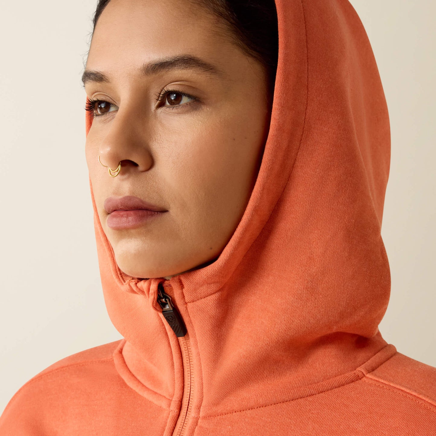 Ariat Rebar Lightweight Logo 1/2 Zip Hoodie