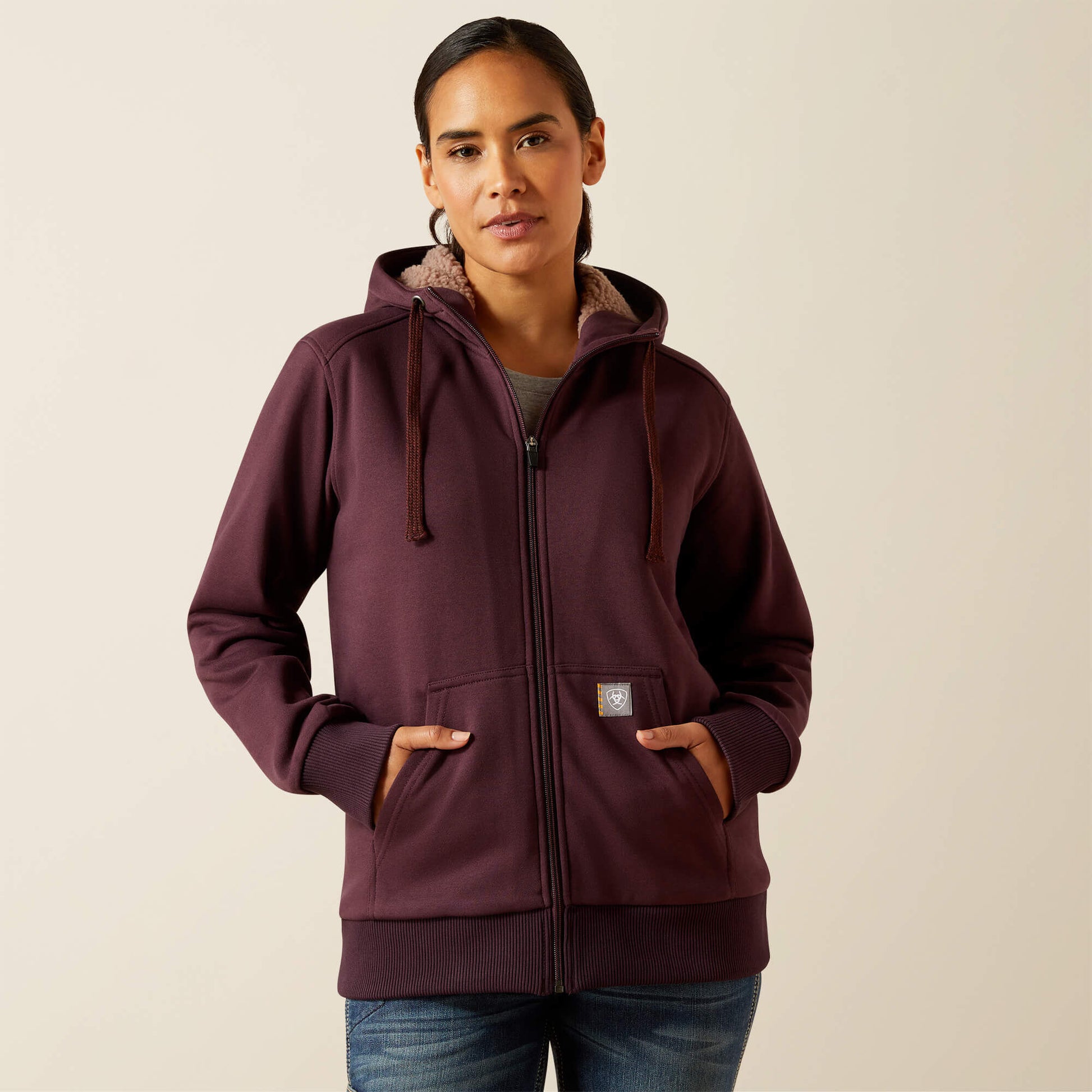 Ariat Rebar All-Weather Sherpa Full Zip Hoodie