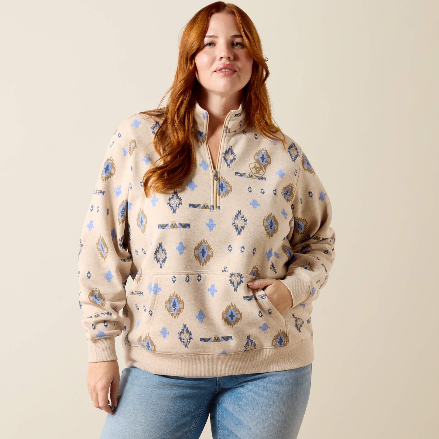 Ariat Sapphire 1/2 Zip Sweatshirt