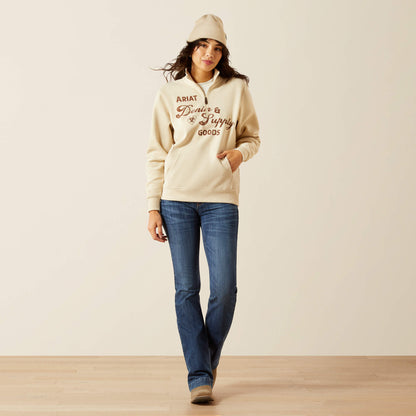 Ariat Denim and Supply 1/2 Zip Sweatshirt