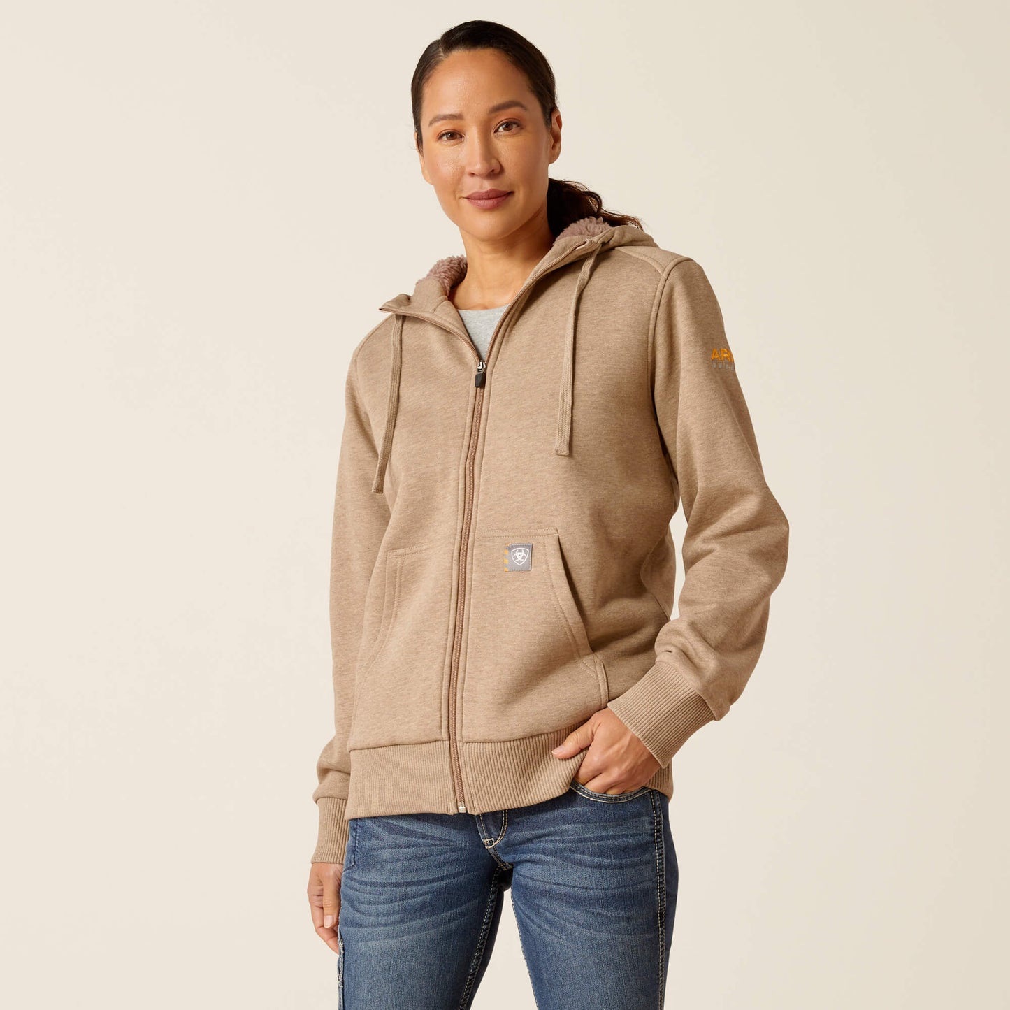 Ariat Rebar All-Weather Sherpa Full Zip Hoodie