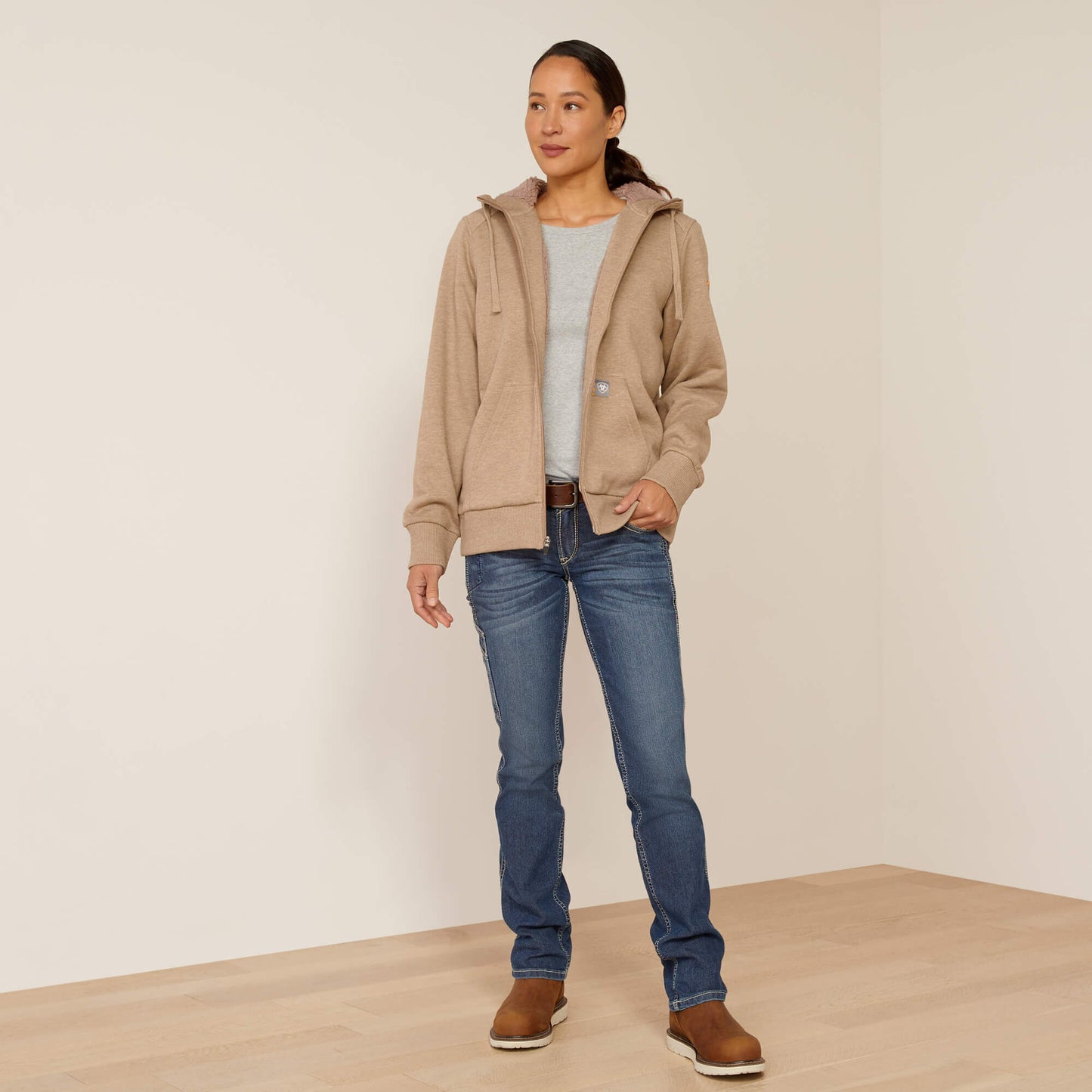 Ariat Rebar All-Weather Sherpa Full Zip Hoodie
