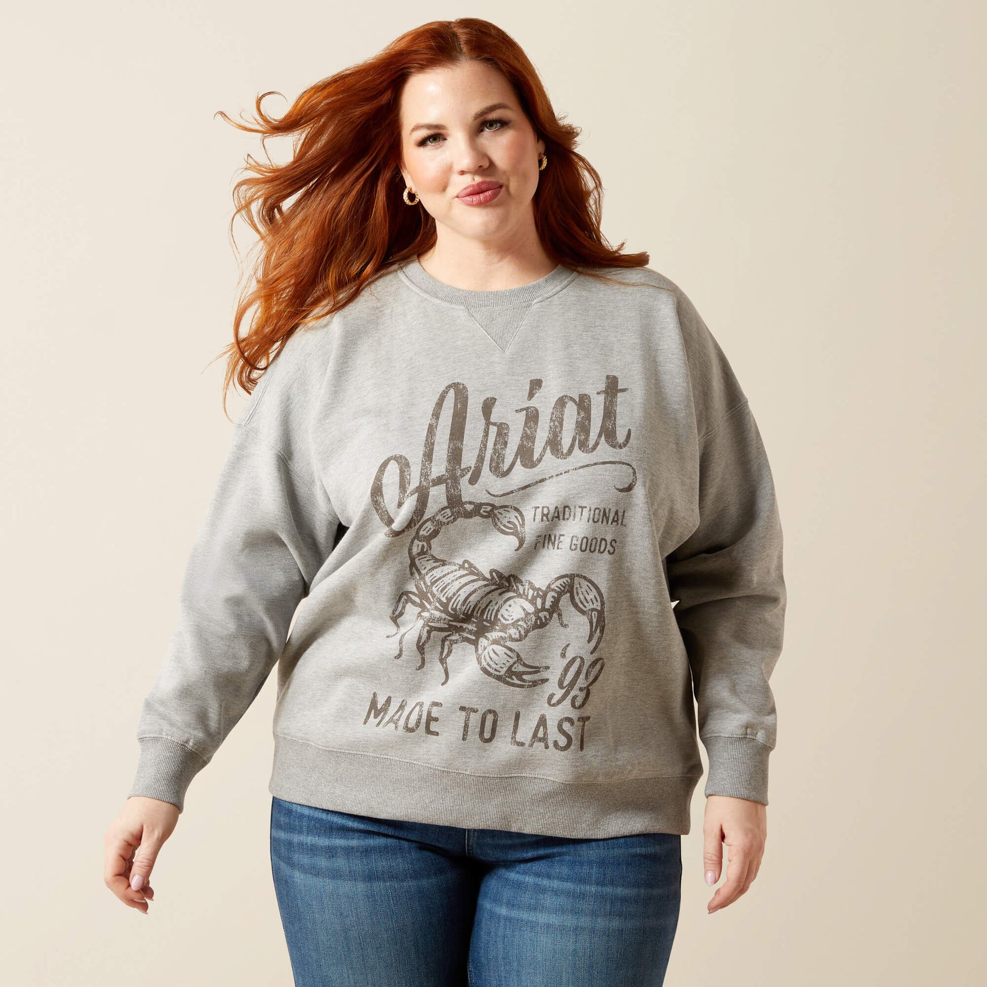 Ariat Scorpion Script Oversized Sweatshirt