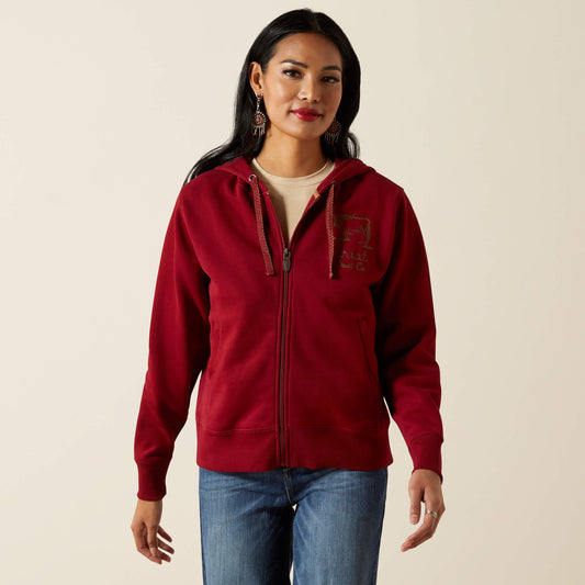 Ariat Stitched Full Zip Hoodie