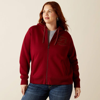 Ariat Stitched Full Zip Hoodie