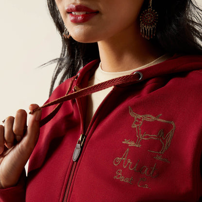 Ariat Stitched Full Zip Hoodie