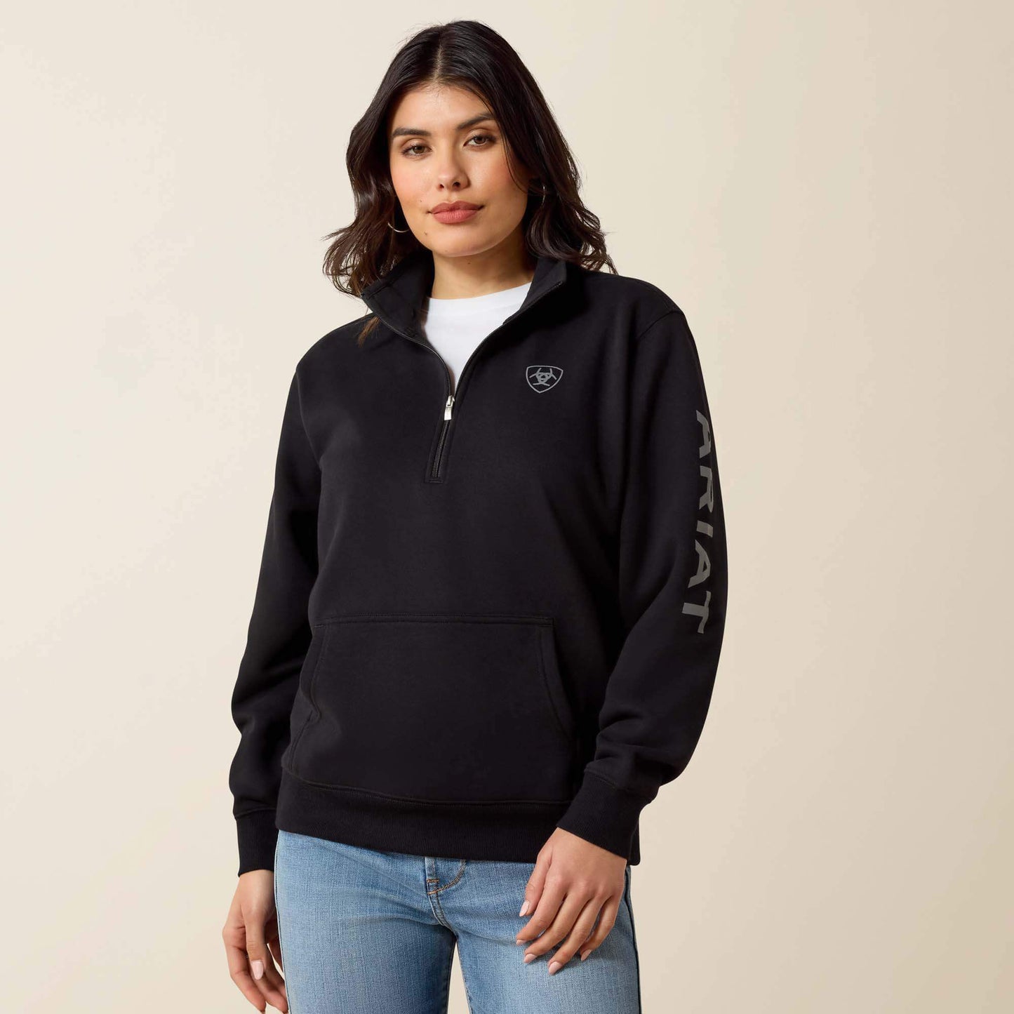 Ariat Foundation Logo 1/2 Zip Sweatshirt