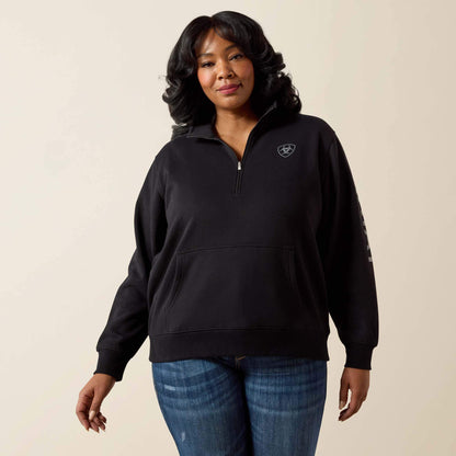 Ariat Foundation Logo 1/2 Zip Sweatshirt