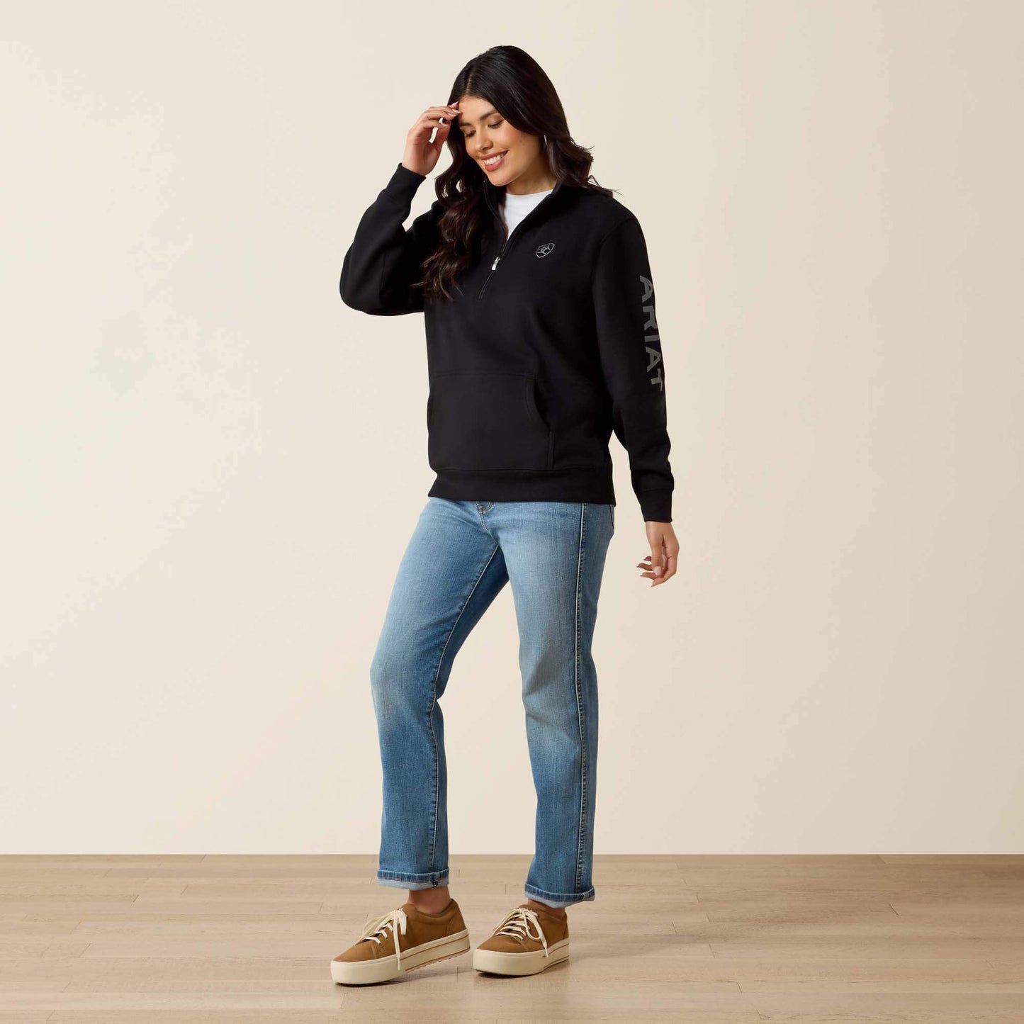 Ariat Foundation Logo 1/2 Zip Sweatshirt