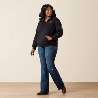 Ariat Foundation Logo 1/2 Zip Sweatshirt