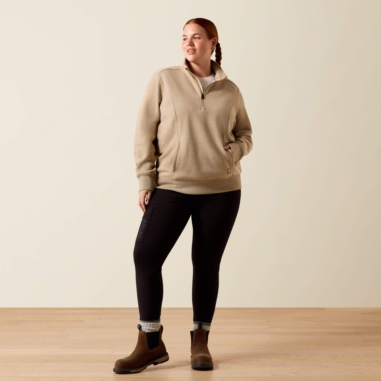 Ariat Rebar Lightweight Mock 1/2 Zip Sweatshirt