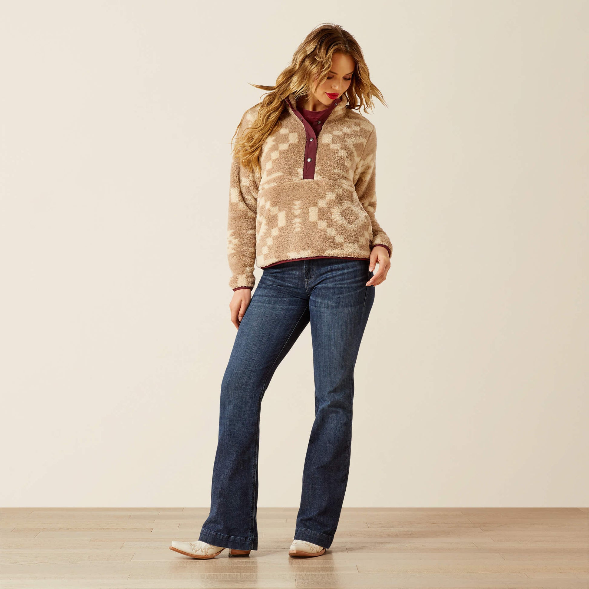 Ariat Berber Snap Front Sweatshirt