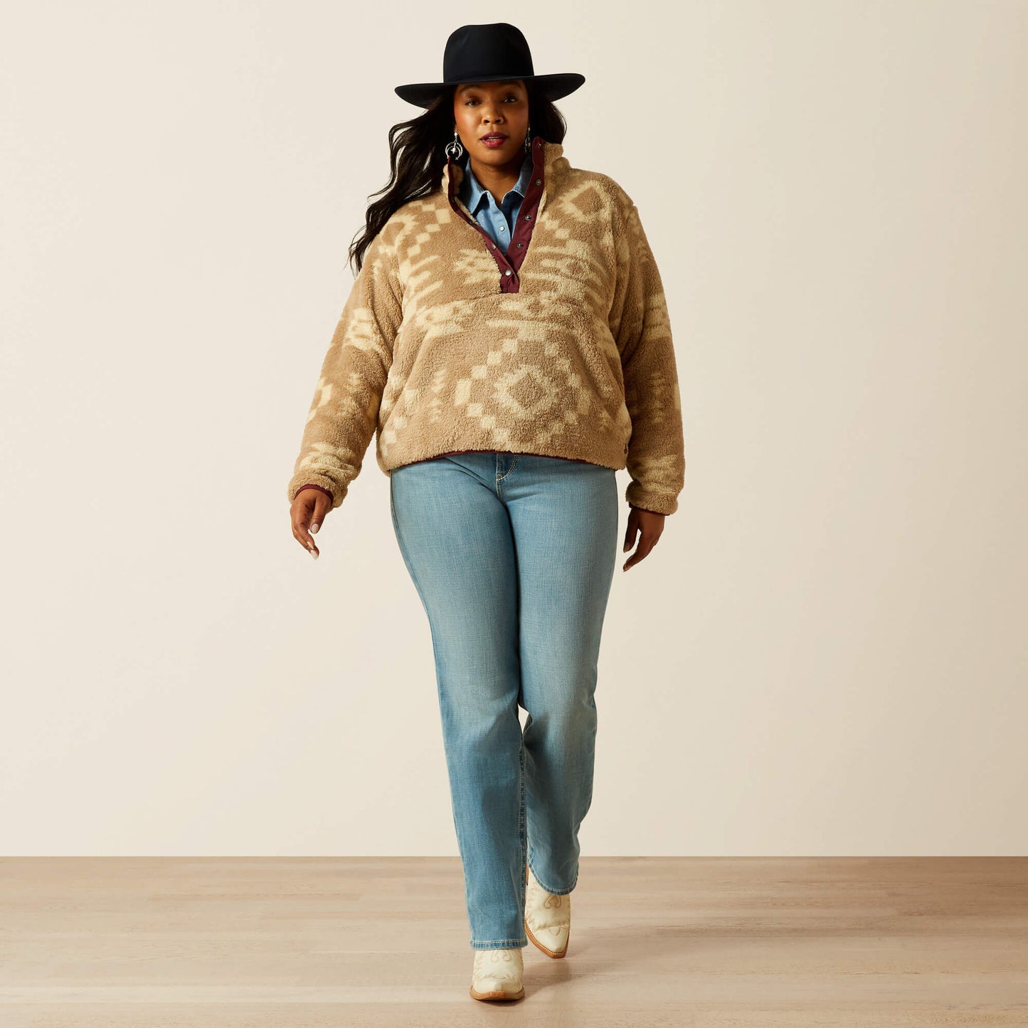 Ariat Berber Snap Front Sweatshirt