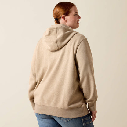 Ariat Rebar Lightweight Logo 1/2 Zip Hoodie