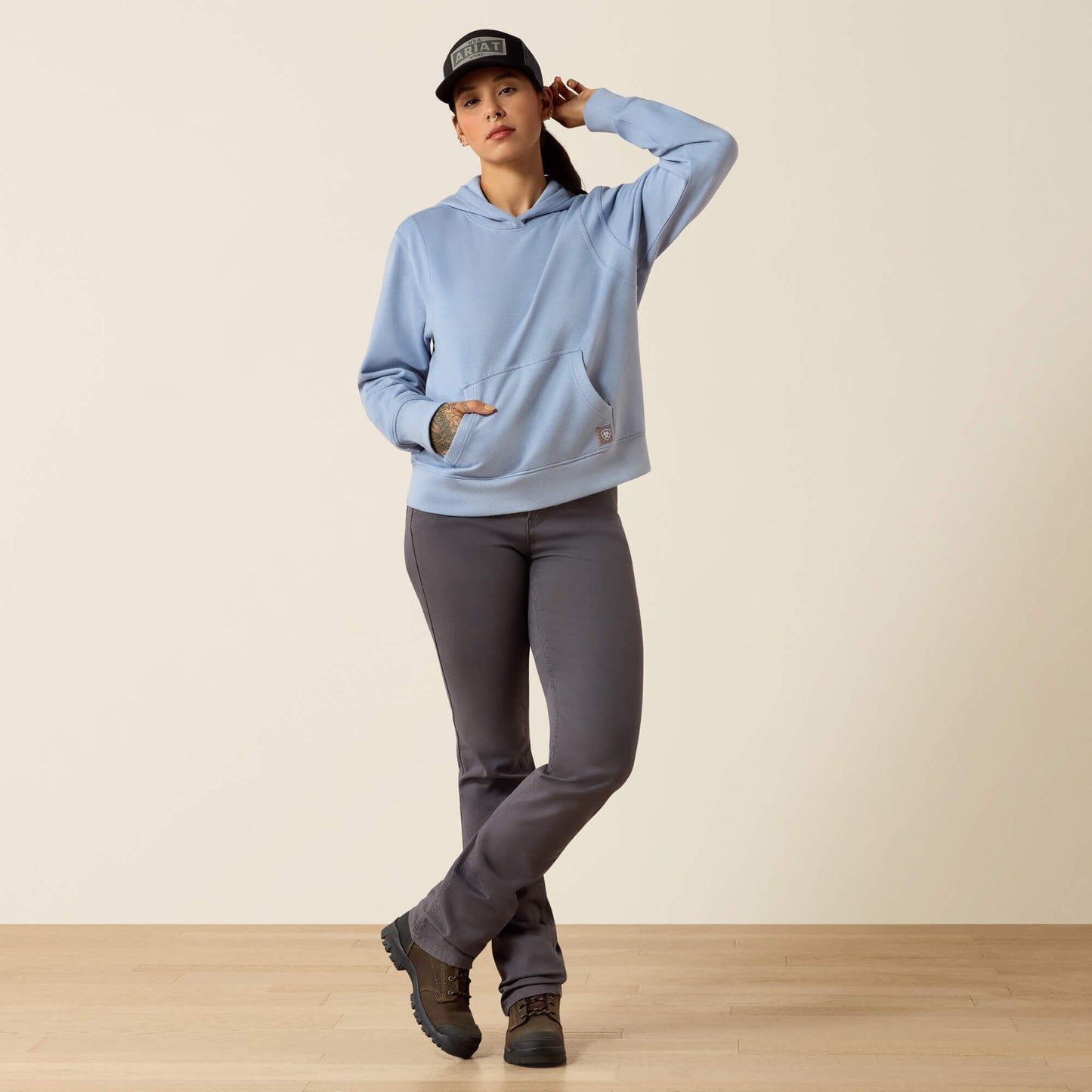 Ariat Rebar Lightweight Cropped Hoodie