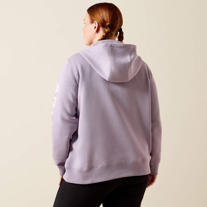 Ariat Rebar Lightweight Logo 1/2 Zip Hoodie