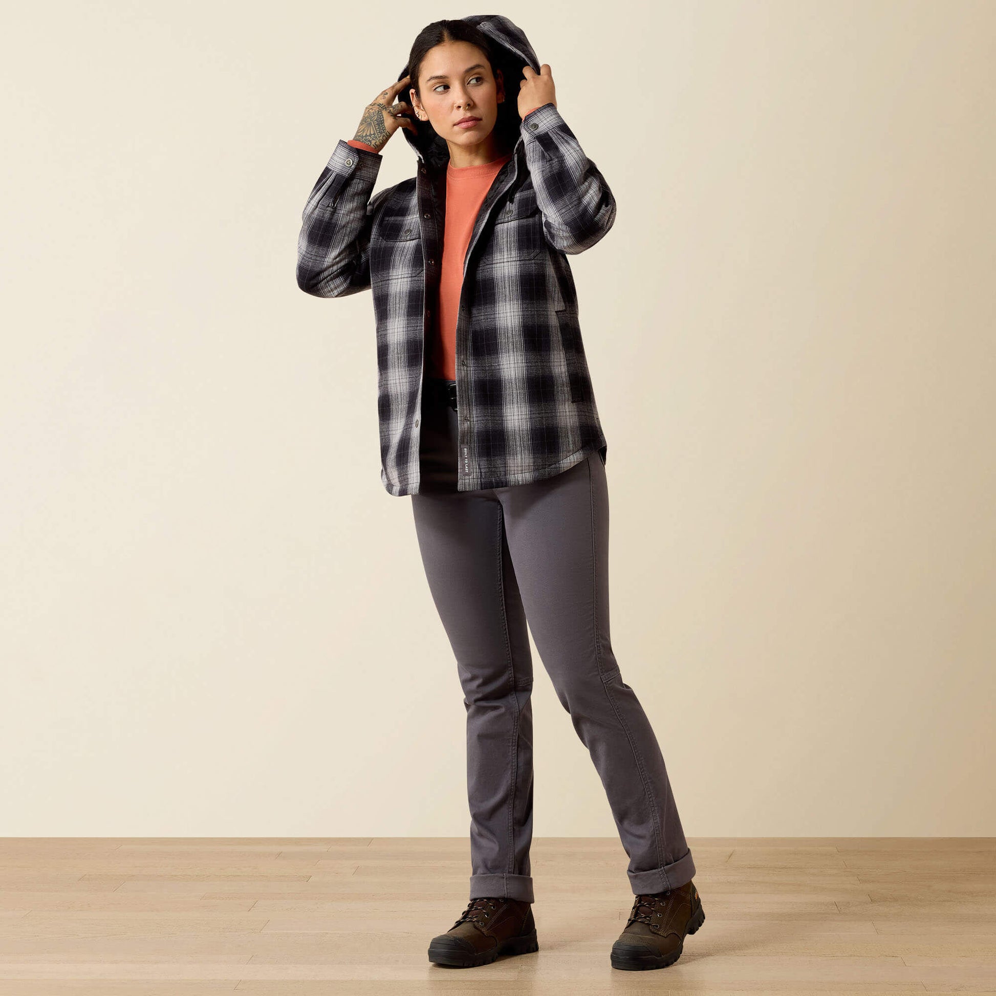 Ariat Rebar Flannel Insulated Shirt Jacket