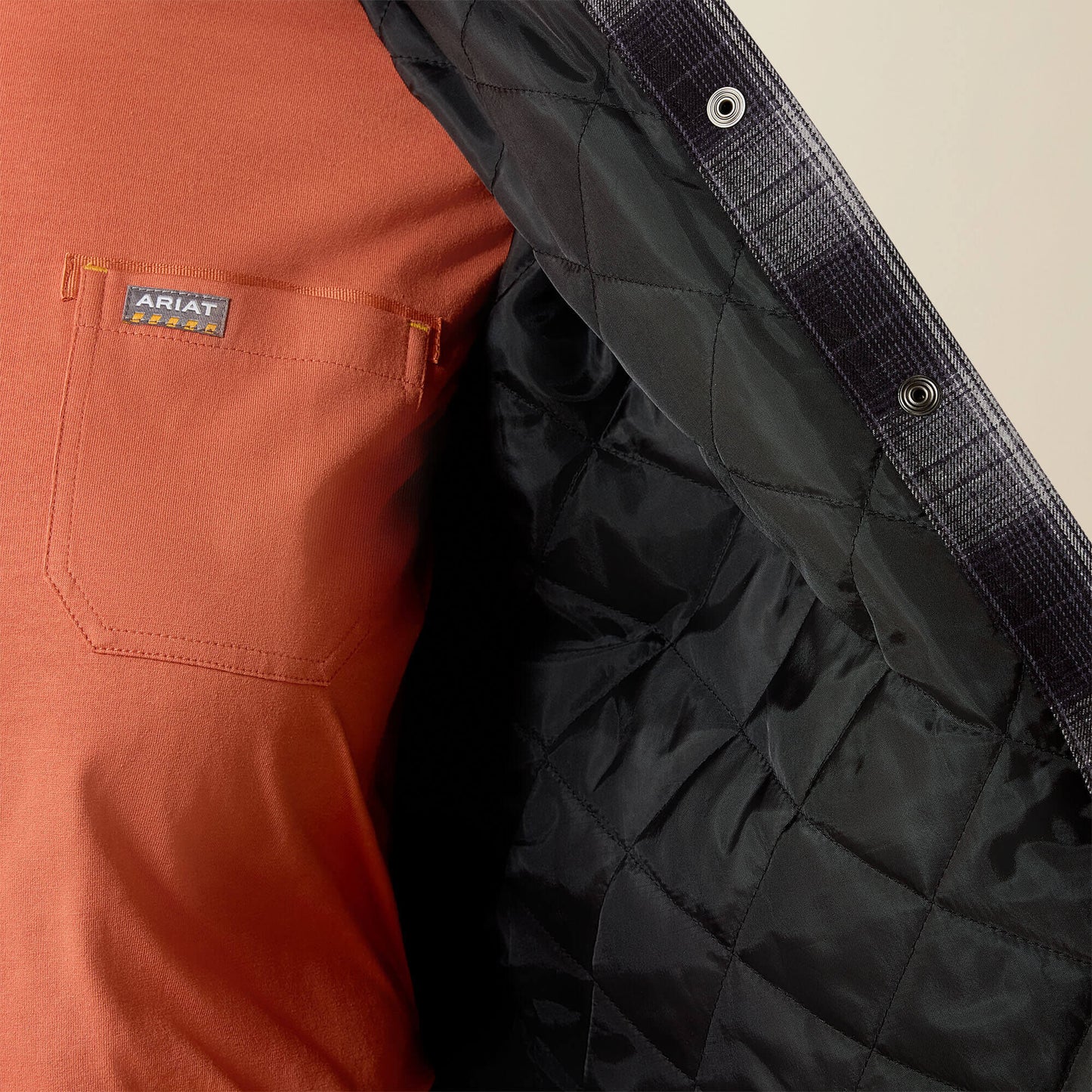 Ariat Rebar Flannel Insulated Shirt Jacket