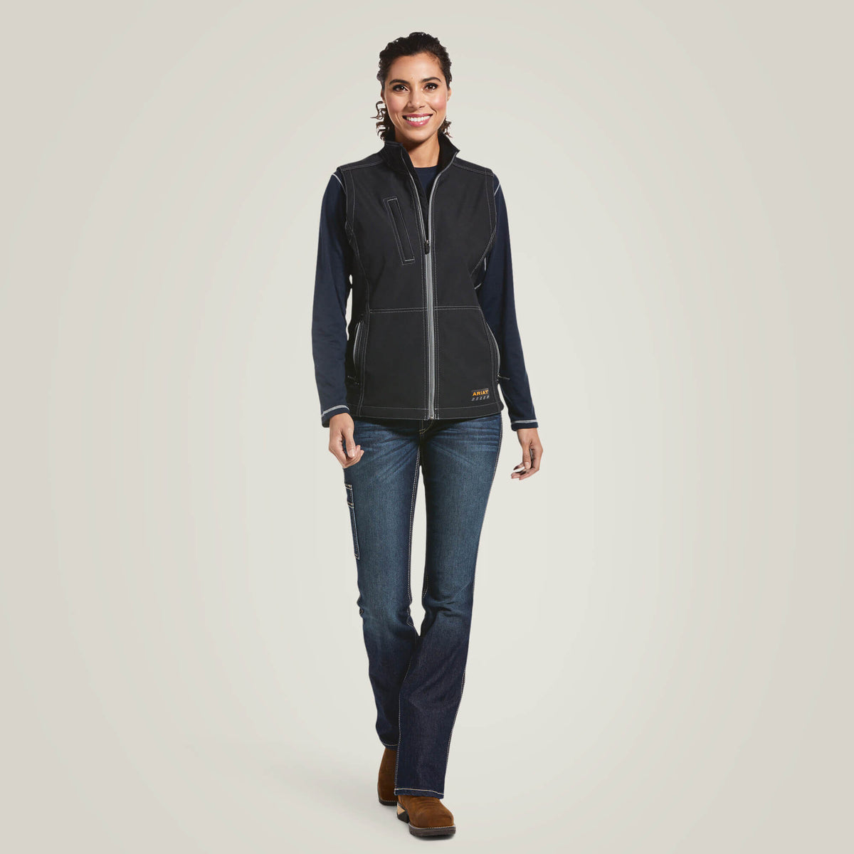Ariat Rebar Stretch Canvas Softshell Vest