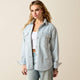 BLUE WHITE DENIM STRIPE
