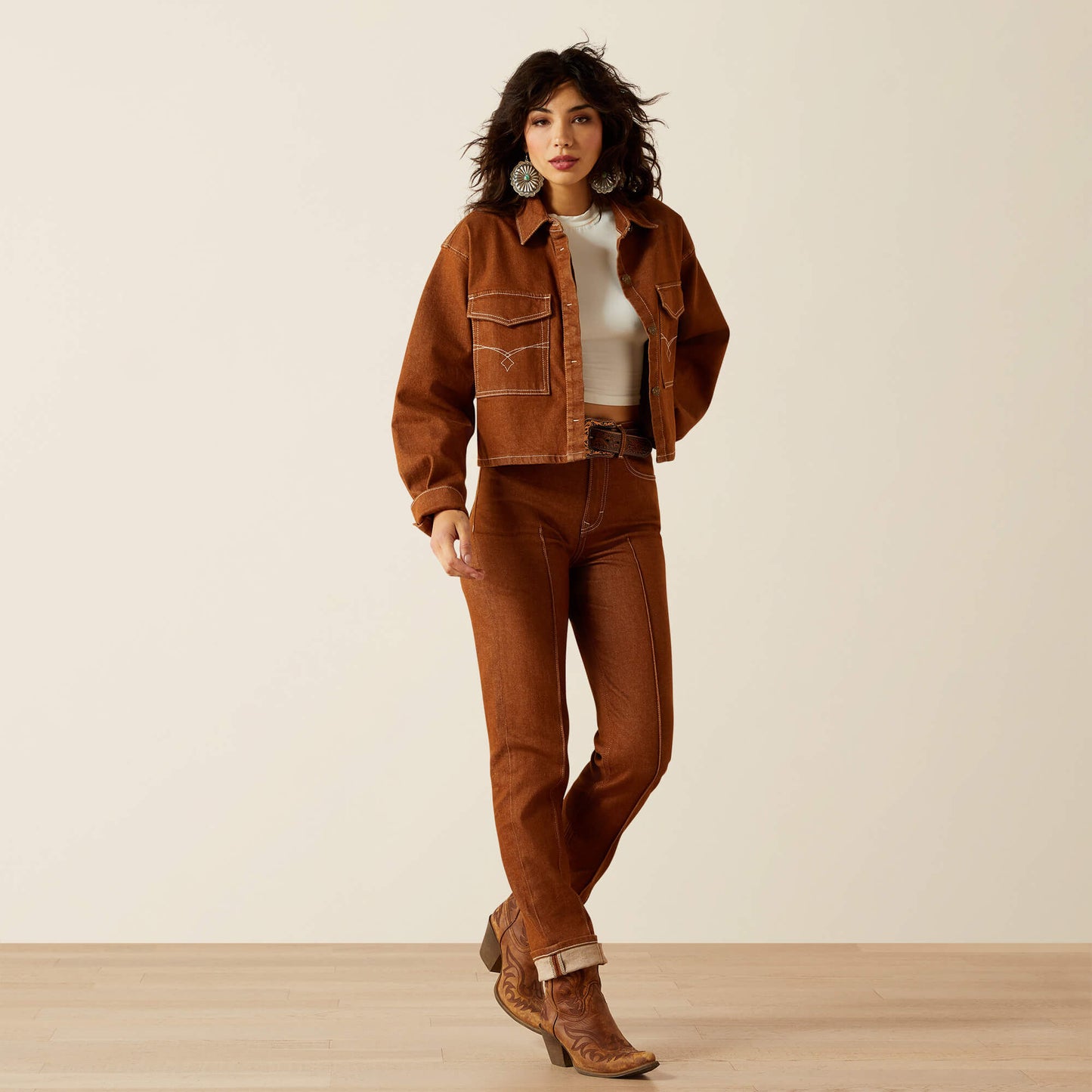 Ariat Boxy Cropped Denim Jacket