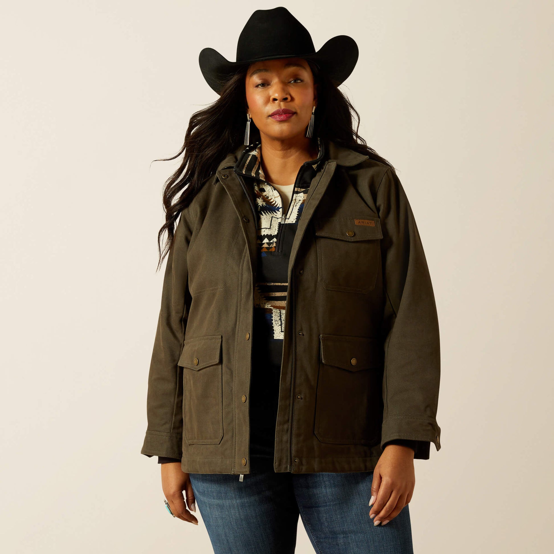 Ariat Western Canvas Chore Jacket