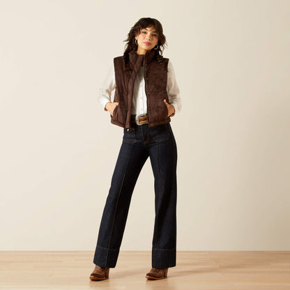 Ariat Swirls Faux Leather Vest