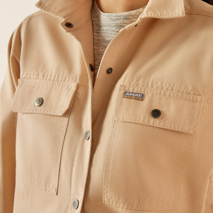 Ariat Rebar Cropped Woven Shirt Jacket
