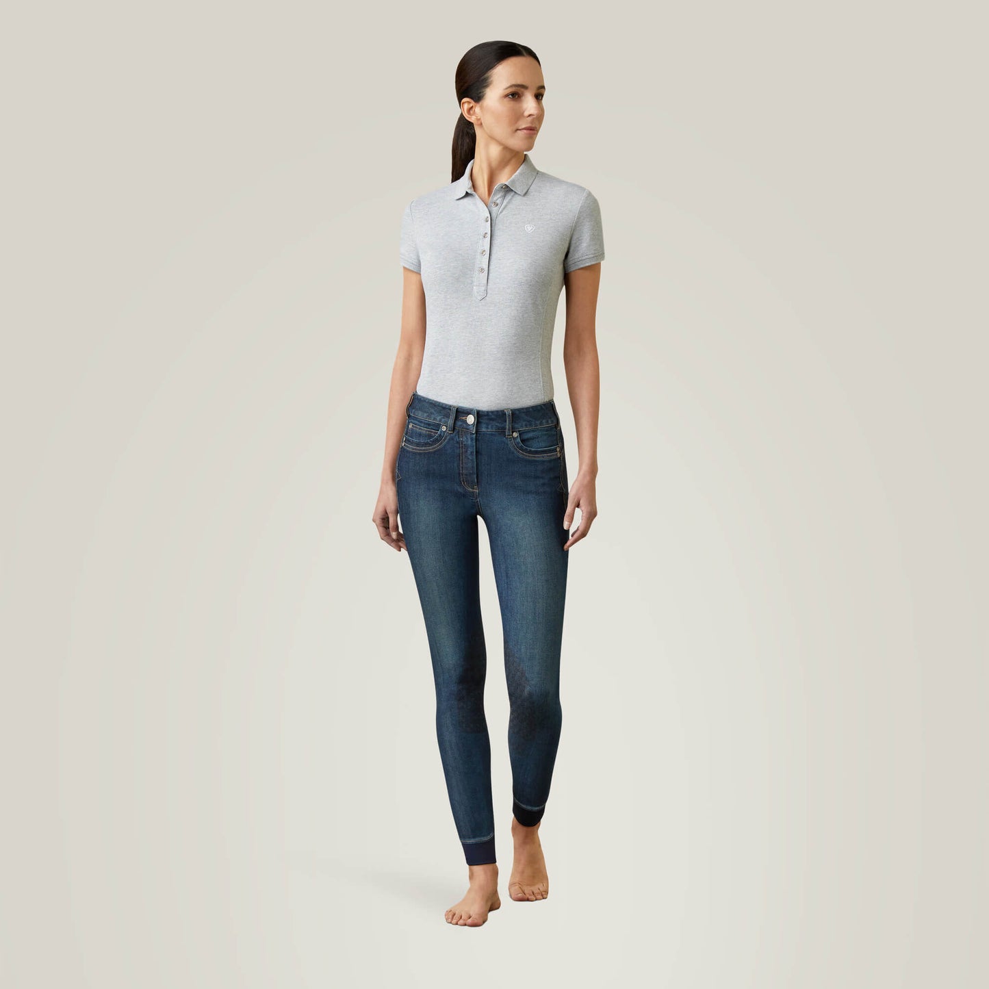 Ariat Halo Denim Knee Patch Breech