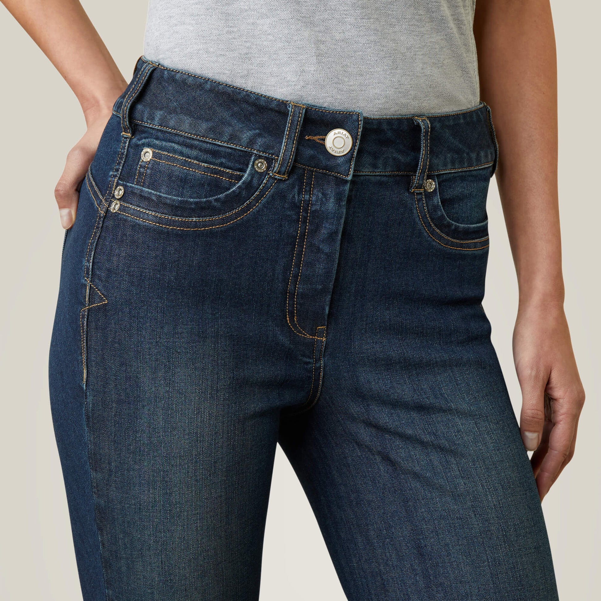 Ariat Halo Denim Knee Patch Breech