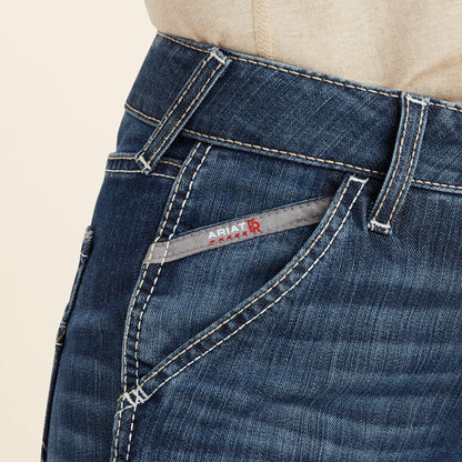 Ariat FR Perfect Rise DuraLight Stretch Cell Phone Pocket Straight Jean