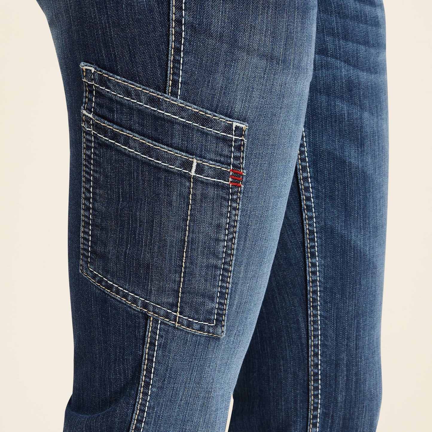 Ariat FR Perfect Rise DuraLight Stretch Cell Phone Pocket Straight Jean