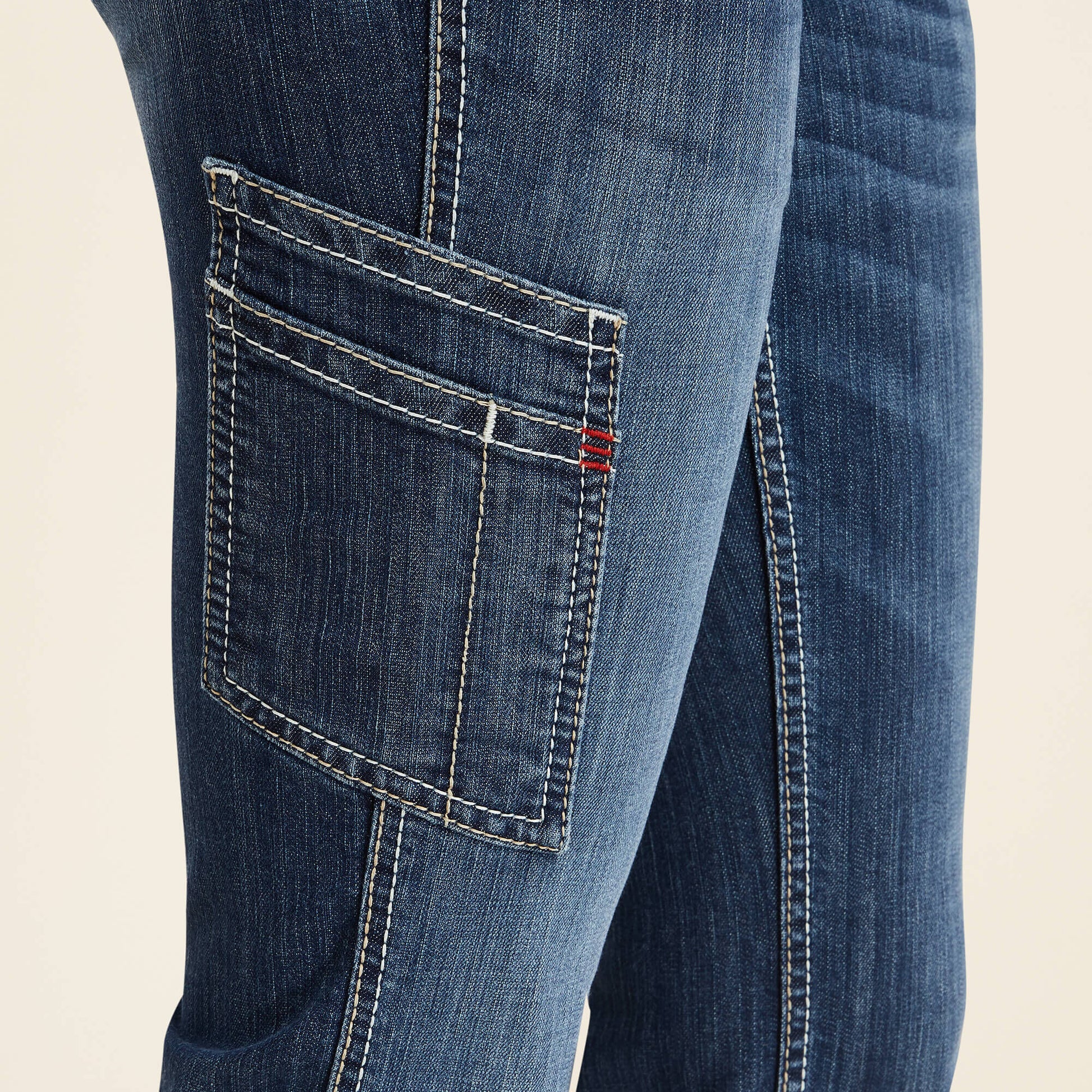 Ariat FR Perfect Rise DuraLight Stretch Cell Phone Pocket Straight Jean