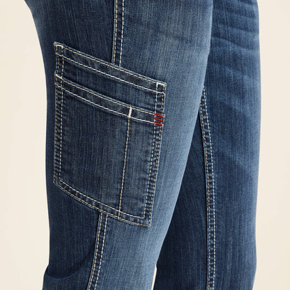 Ariat FR Perfect Rise DuraLight Stretch Cell Phone Pocket Straight Jean