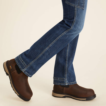 Ariat FR Perfect Rise DuraLight Stretch Cell Phone Pocket Straight Jean
