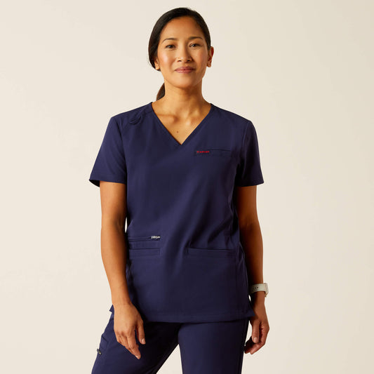 Ariat Clara 6 Pocket Scrub Top