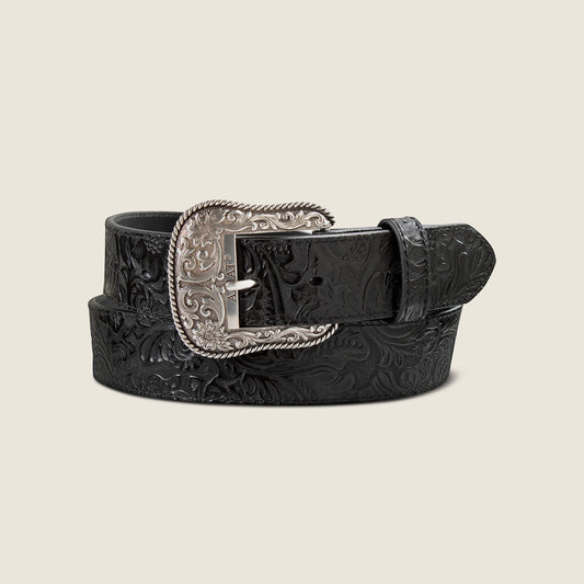 Ariat Floral Embossed Rope Belt