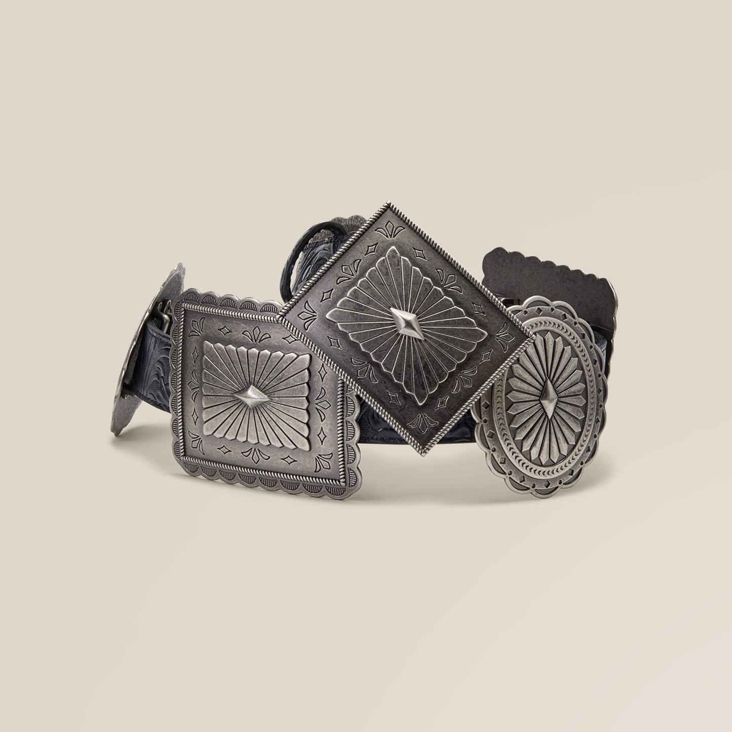 Ariat Oval and Rectangle Concho Belt