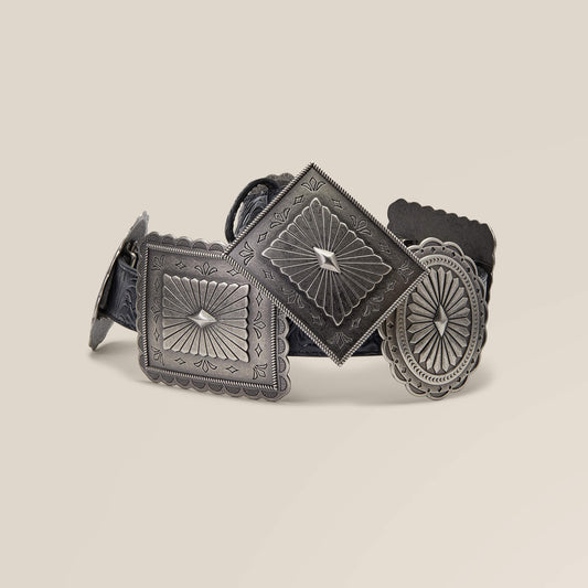 Ariat Oval and Rectangle Concho Belt